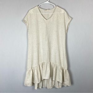 PREM Ruffle Bottom Dress - Medium